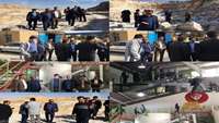 بازدید معاون غذا و دارو دانشگاه علوم پزشکی سمنان از معدن ملحه سمنان و کارخانه نمک طبی ایران