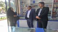 بازدید دکتر حافظی از بیمارستان ولایت و داروخانه‌های شهرستان دامغان 