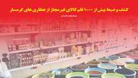 کشف و ضبط بیش از ۱۰۰۰ قلم کالای قاچاق و غیرمجاز از عطاری‌های گرمسار