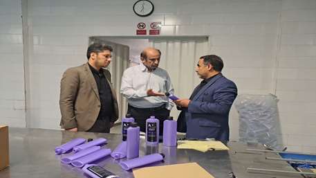  بازدید دکتر حافظی از کارخانه های مواد غذایی ، آرایشی و بهداشتی استان سمنان