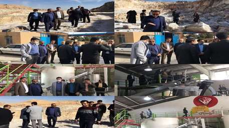  بازدید معاون غذا و دارو دانشگاه علوم پزشکی سمنان از معدن ملحه سمنان و کارخانه نمک طبی ایران