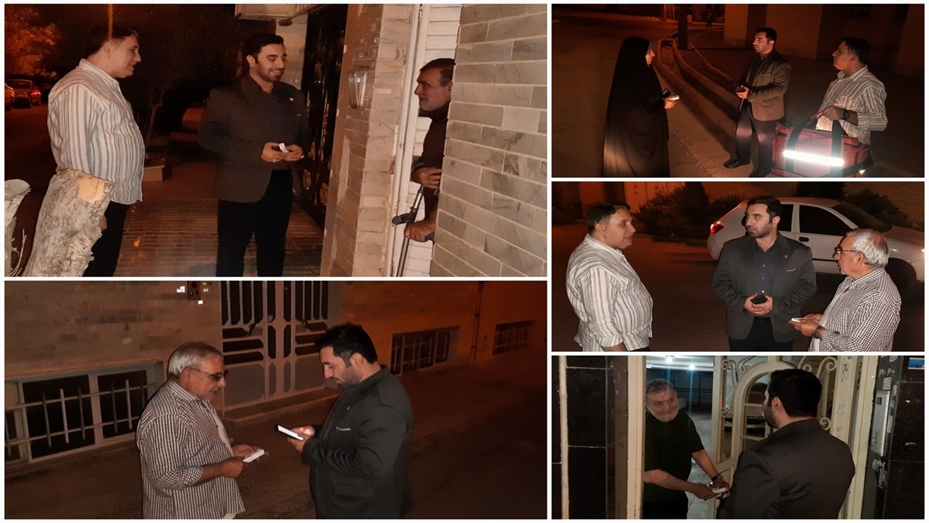 حضور میدانی دکتر امیرخانلو در تحویل واکسن به والدین معظم شهدا و جانبازان ۷۰ درصد 
